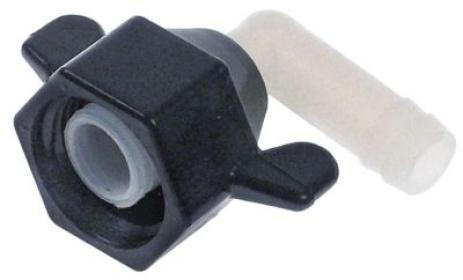 Hadicová přípojka nylon ø 10mm černý/bílý H výstup pro nápoje 3/8″ SHURFLO