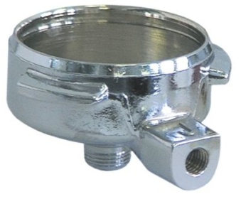 Držák filtru pochromovaná mosaz ø vnitřní půměr 60mm výstup 3/8″ madlo M10x1,5