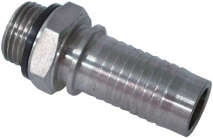 Hadicová přípojka SS závit 1/2″ rovné ø hadice 19mm