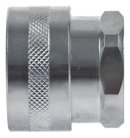 Pouzdro spojky pochromovaná mosaz typ DN19 přípojka 3/4" vnitřní závit