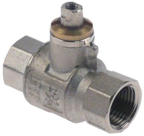 Kulový kohout L 61mm ø hřídele 10x7,3mm přívod 1/2" vnitřní závit bez madla
