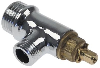 Rohový ventil přívod 1/2" vnější závit výstup 3/8" vnější závit přívod 6x6mm