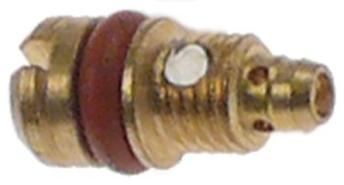 Obtoková tryska závit M4x0,5 ø otvoru 0,45mm SABAF