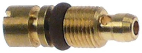 Obtoková tryska závit M5x0,5 ø otvoru 0,45mm typ PEL20/21