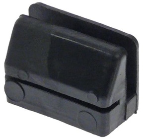 Patka zařízení ø  -mm montážní rozměry 31x18mm V 22mm pryž pro zařízení T80 Množství 1 ks