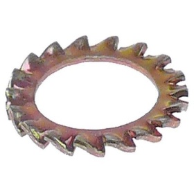 Ozubená podložka ø vnitřní půměr 17mm ø vnější půměr 26mm ocel DIN/ISO DIN 6798A