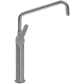 Jednopáková mísicí baterie s jedním otvorem INOX pákové madlo keramická kartuš ø47mm