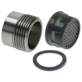 Adaptér závit M23x1,25 nerezová ocel ø 20mm V 17mm s tesnením a odvzdušnením pro výstup řada INOX