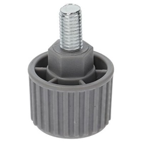 Patka zařízení V 21mm závit M8x15mm ø 30mm celková výška 45mm šedý
